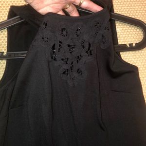 Ann Taylor Black Slvless Dress size 6